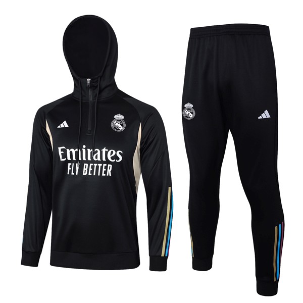 Hoodies Real Madrid 2024 Schwarz